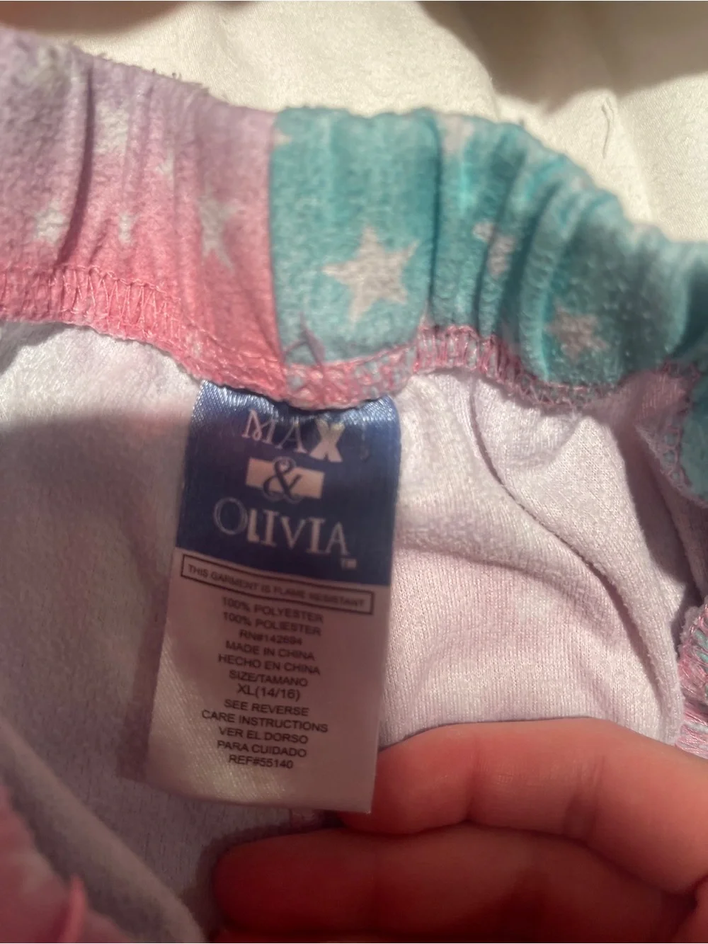 Girls' Pastel Star-Print Pajama Pants - Pink, Purple & Aqua
